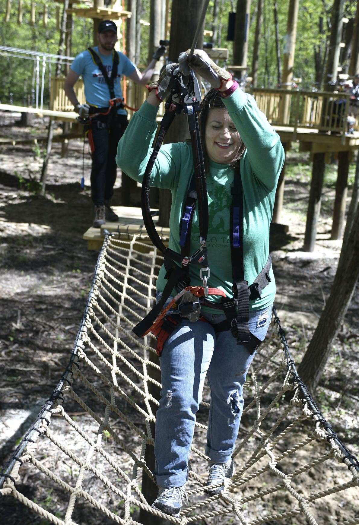 LIZ ON THE ROPES